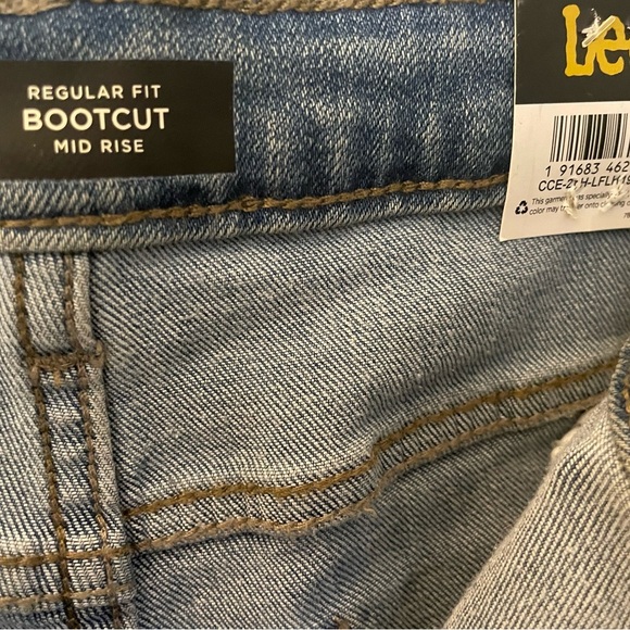 Lee Women's Legendary Mid Rise Bootcut Jean Heritage Fade Wash Size 14 NEW NWT - Picture 12 of 13